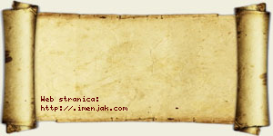 Jana Nikić vizit kartica